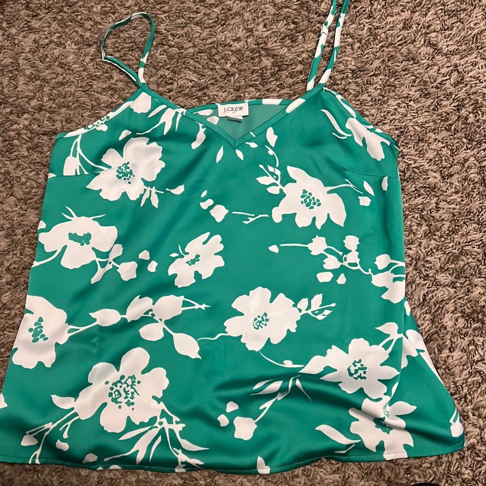 J Crew floral shirt
